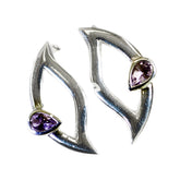 Scarlett Purple Stud Earrings for Everyday Glam